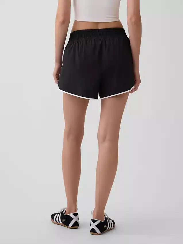 GapFit Tech hardloopkorte broek met hoge taille