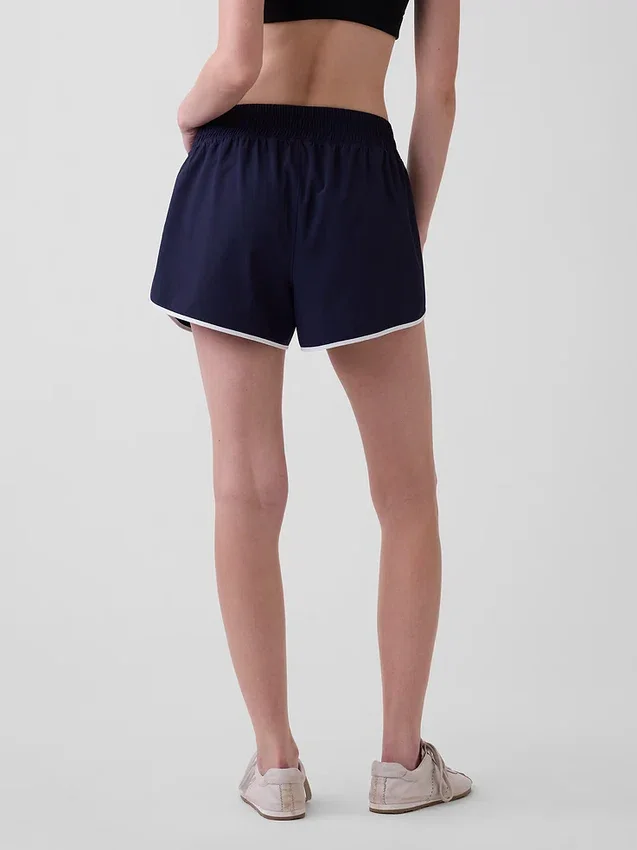 GapFit Tech hardloopkorte broek met hoge taille