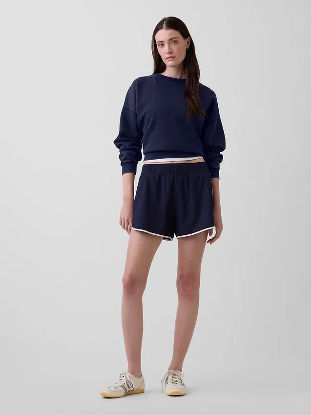 GapFit Tech hardloopkorte broek met hoge taille