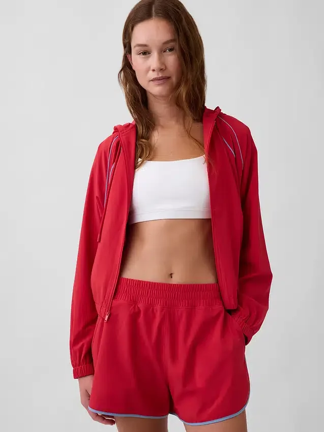 GapFit Tech hardloopkorte broek met hoge taille