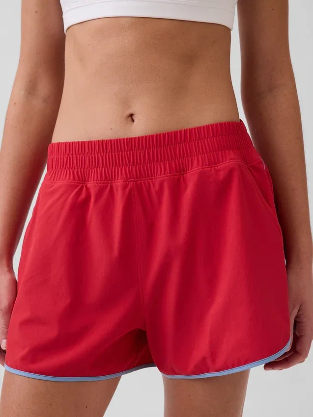 GapFit Tech hardloopkorte broek met hoge taille