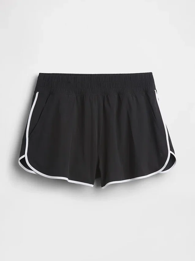 GapFit Tech hardloopkorte broek met hoge taille