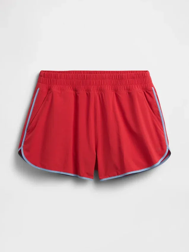 GapFit Tech hardloopkorte broek met hoge taille