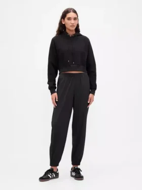 GapFit Tech joggingbroek met hoge taille en rits aan de zoom