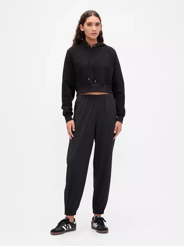 GapFit Tech joggingbroek met hoge taille en rits aan de zoom