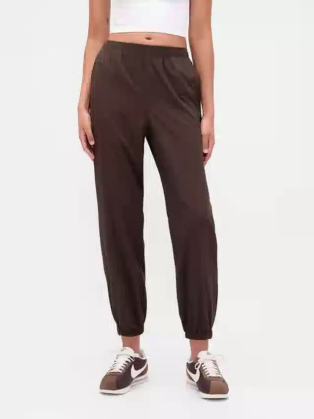 GapFit Tech joggingbroek met hoge taille en rits aan de zoom
