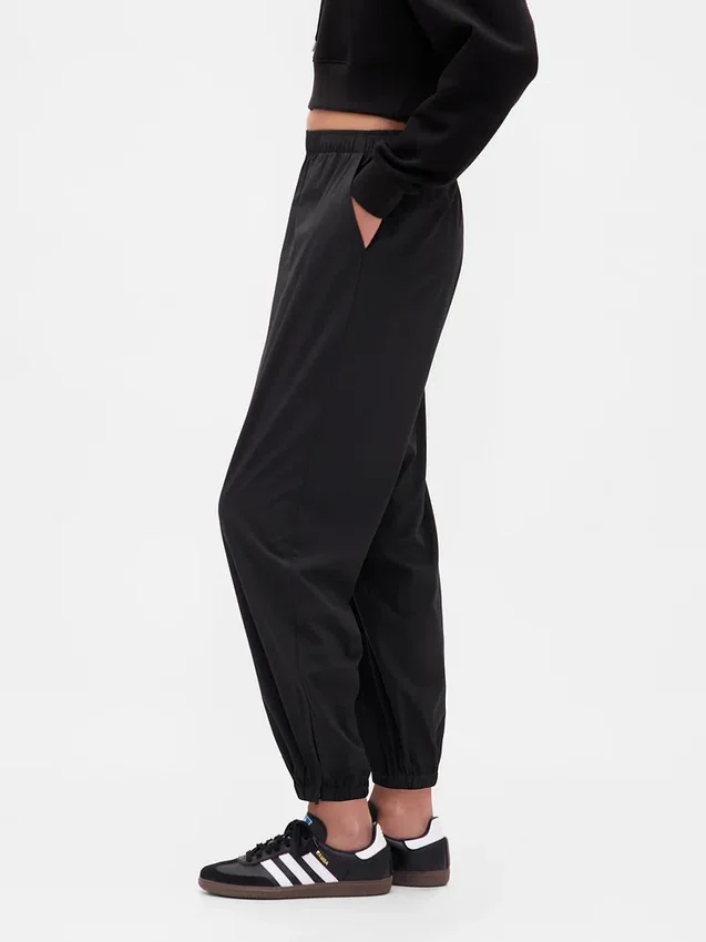 GapFit Tech joggingbroek met hoge taille en rits aan de zoom