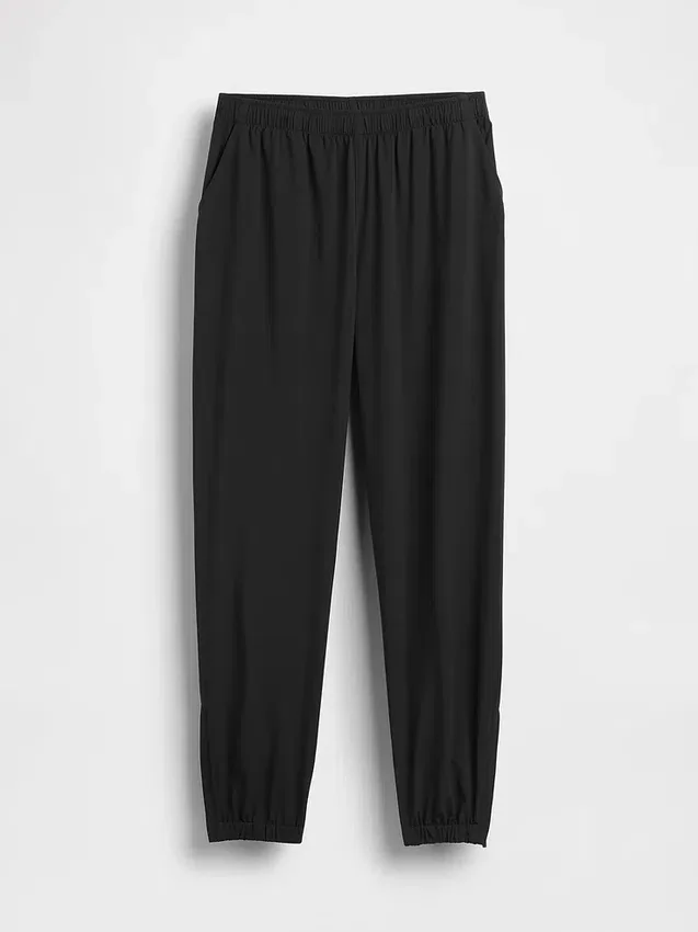 GapFit Tech joggingbroek met hoge taille en rits aan de zoom