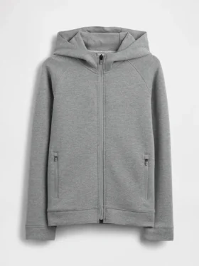 GapFit Tech sneldrogende hoodie met rits voor kinderen