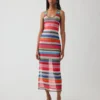 Gapstudio Happy Stripe doorschijnende maxi-jurk
