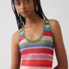 Gapstudio Happy Stripe doorschijnende maxi-jurk