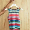 Gapstudio Happy Stripe doorschijnende tanktop