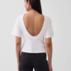 Gapstudio T-shirt met zak en ronde ruguitsnijding