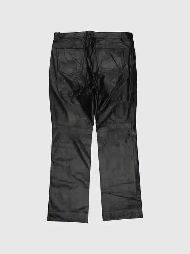 Gapvintage leren broek voor dames uit de jaren '90 - maat 16