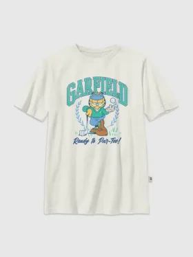 Garfield-T-shirt met print voor kinderen