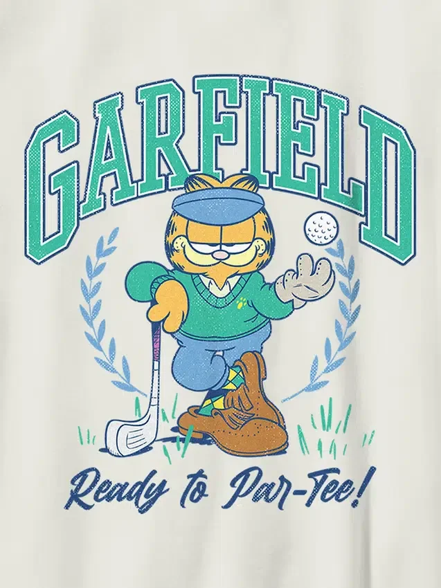 Garfield-T-shirt met print voor kinderen