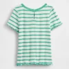 Geborduurd rib-T-shirt voor Baby & Peuter