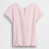 Geborduurd rib-T-shirt voor Baby & Peuter