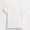 Geborduurd rib-T-shirt voor Baby & Peuter