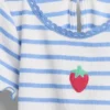 Geborduurd rib-T-shirt voor Baby & Peuter