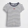 Geborduurd rib-T-shirt voor kinderen
