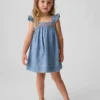 Geborduurde denimjurk voor Baby & Peuter