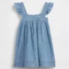 Geborduurde denimjurk voor Baby & Peuter