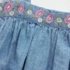 Geborduurde denimjurk voor Baby & Peuter