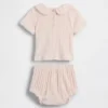 Geborduurde pointelle-set voor baby’s