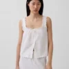 Geborduurde pyjamashirt