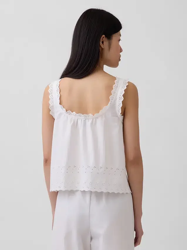 Geborduurde pyjamashirt