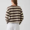 Gebreid oversized cropped T-shirt