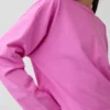 Gebreid oversized cropped T-shirt