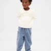Gebreide barrel-Jeans voor Baby & Peuter