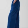 Gebreide broek met wijde pijpen