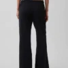 Gebreide broek met wijde pijpen
