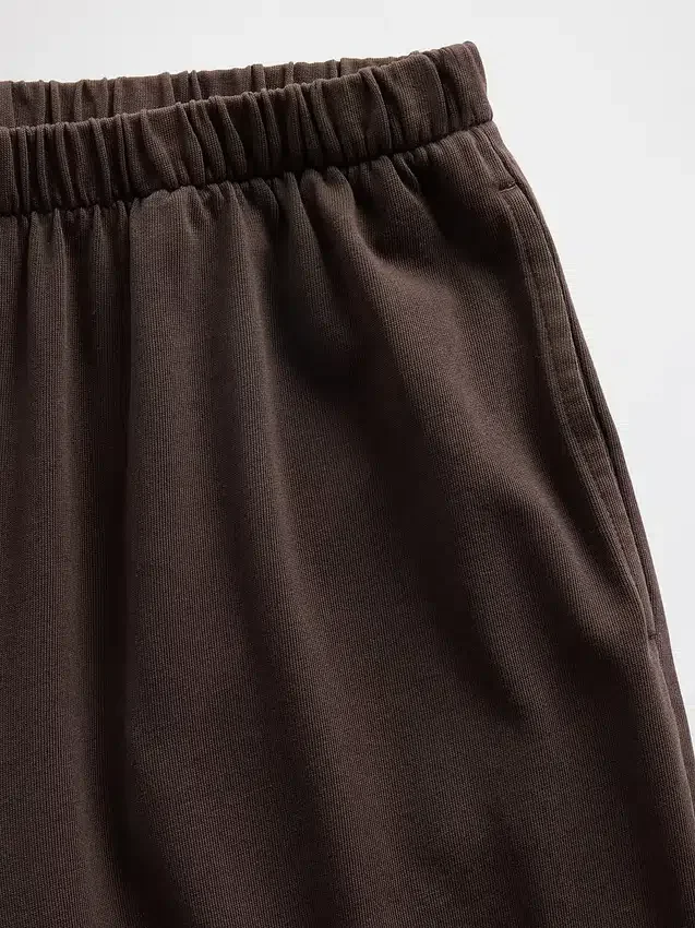 Gebreide broek met wijde pijpen