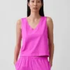 Gebreide cropped tanktop