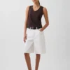 Gebreide cropped tanktop