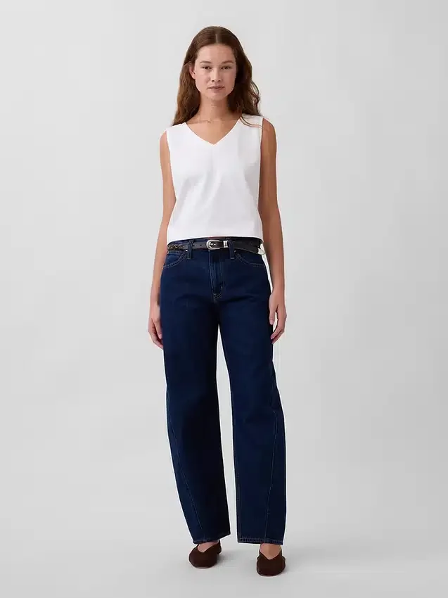 Gebreide cropped tanktop