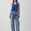 Gebreide cropped tanktop