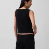 Gebreide cropped tanktop