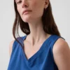 Gebreide cropped tanktop