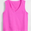 Gebreide cropped tanktop