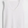 Gebreide cropped tanktop