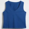 Gebreide cropped tanktop