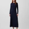 Gebreide maxi-jurk