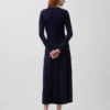 Gebreide maxi-jurk