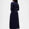 Gebreide maxi-jurk