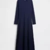Gebreide maxi-jurk